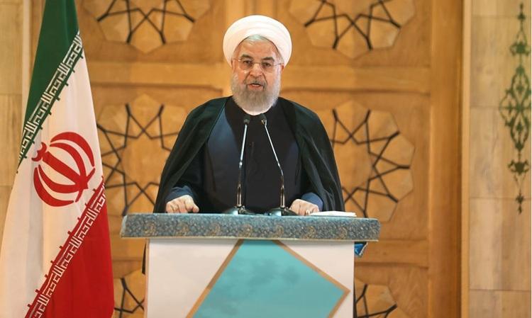 حضور مجازی روحانی در دانشگاه تهران به مناسبت سال تحصیلی حضور مجازی روحانی در دانشگاه تهران به مناسبت سال تحصیلی جدید