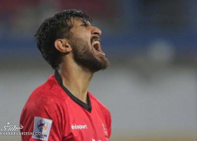 دلیل تعویض مهاجم پرسپولیس در بازی های لیگ قهرمانان آسیا