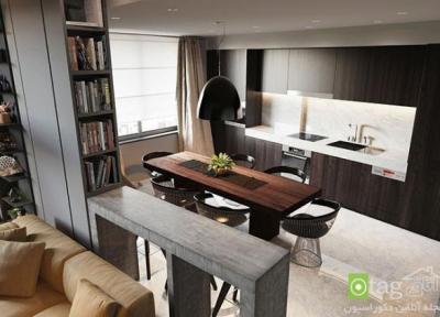 دکوراسیون آپارتمان صد متری با طراحی الهام گرفته شده از هتل